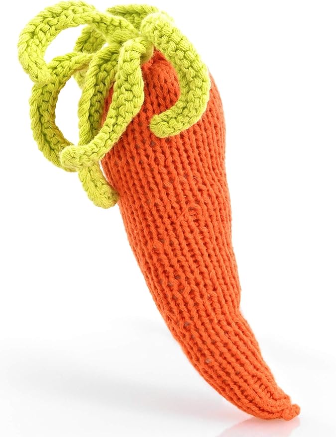 Carrot Baby Rattle
