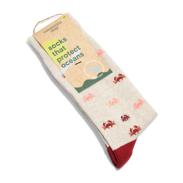 Socks that Protect Oceans-crabs (3pack)