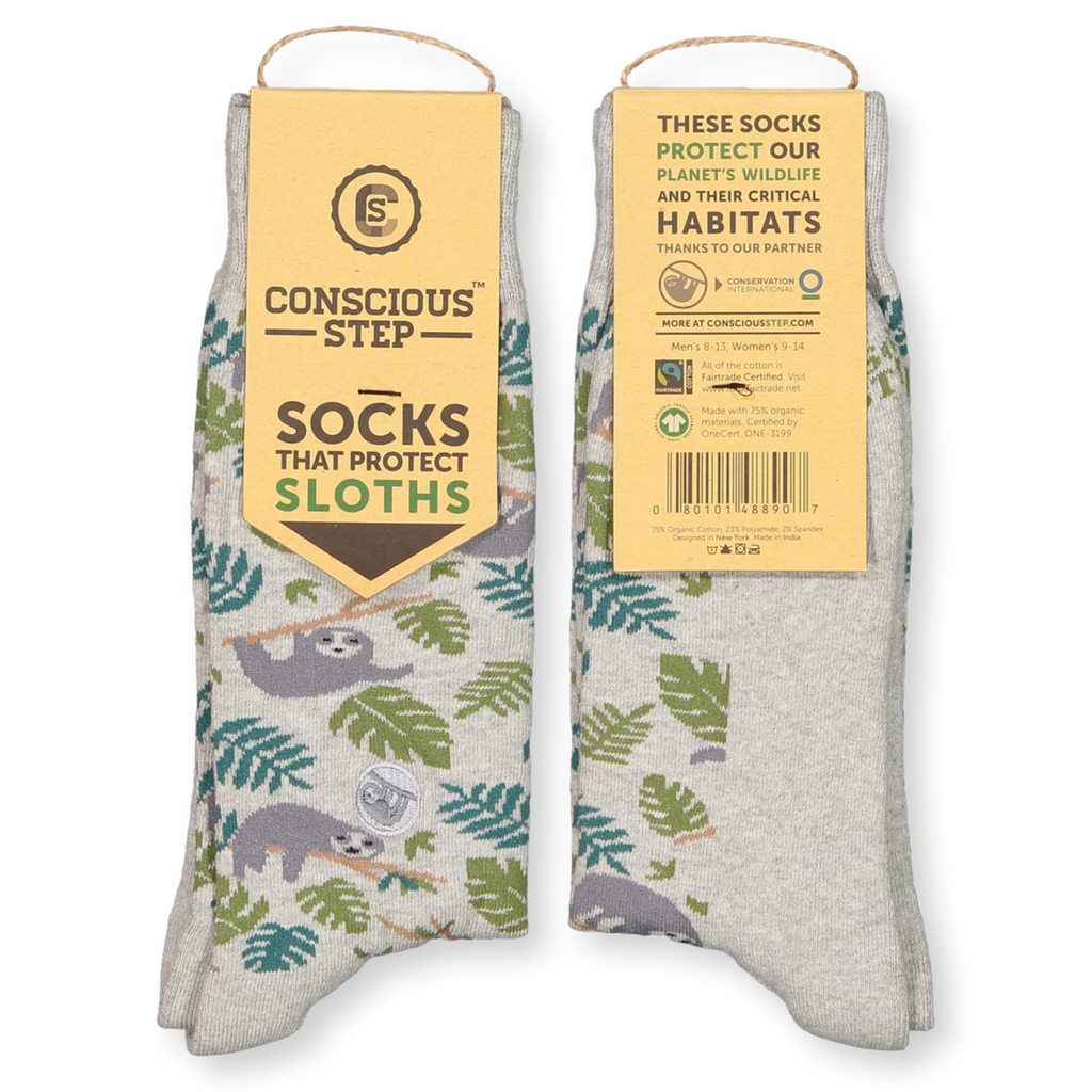 Socks That Protect Sloths (2 sizes) - Samana Living