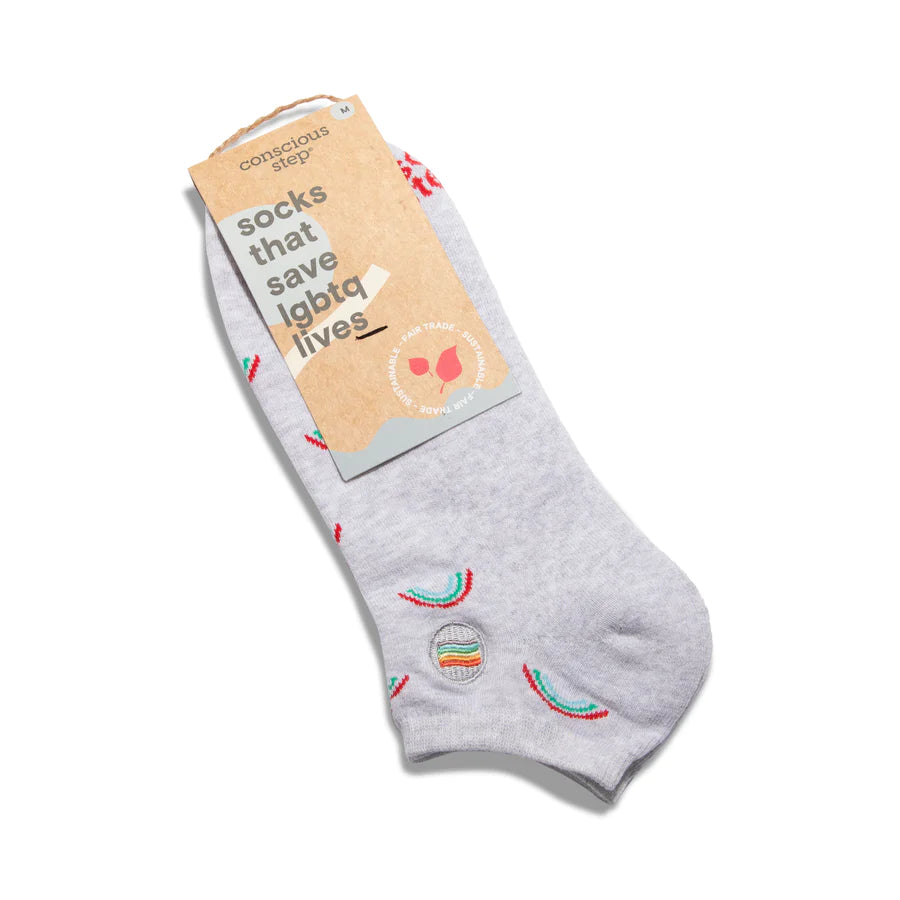 socks that save lgbtq lives-ankle (3pack)