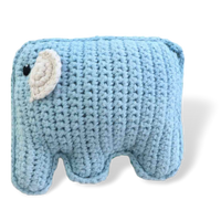 Baby elephant rattle organic