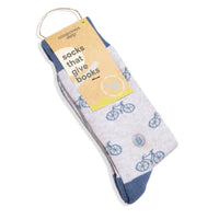 Socks that Give Books-Bike (3 pack)