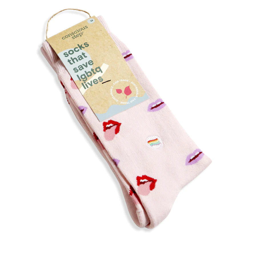 Socks that Save LGBTQ Lives- pink (3pack)