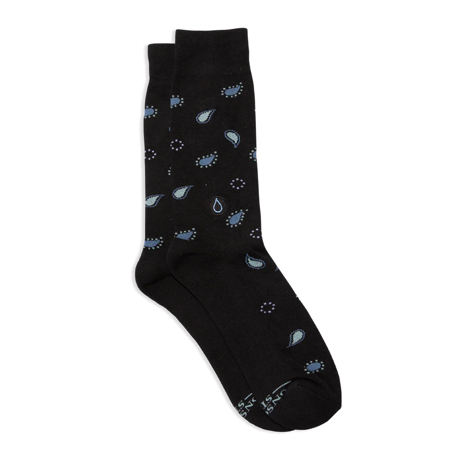 Socks that Give Water-Paisley (3pack)
