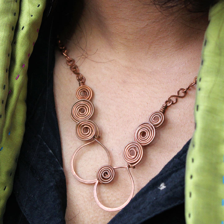 Layered Coil Necklace - Samana Living