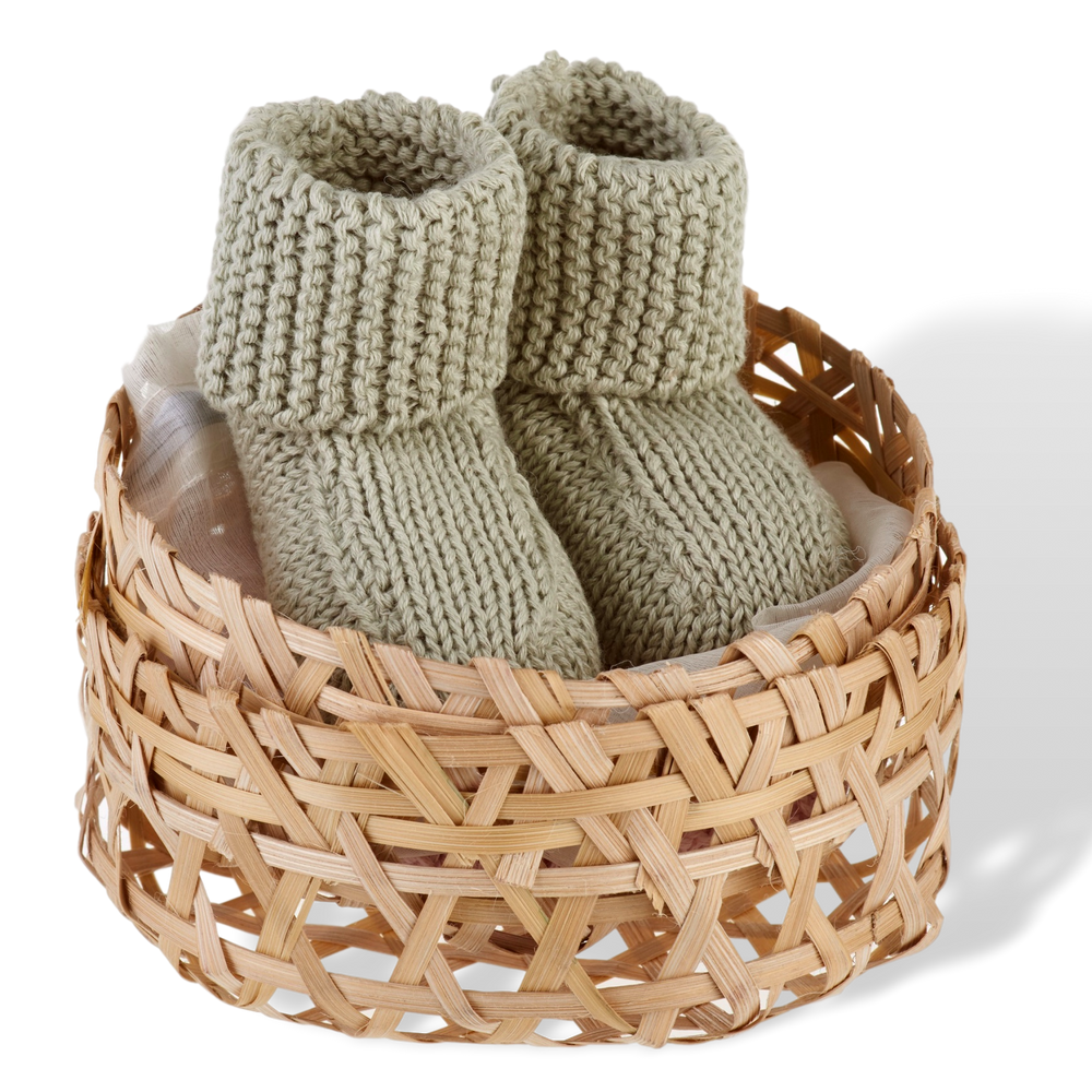 Baby Booties (3 colours)  - Organic - Samana Living
