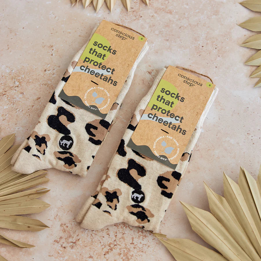 socks that protect cheetahs (3 pack)