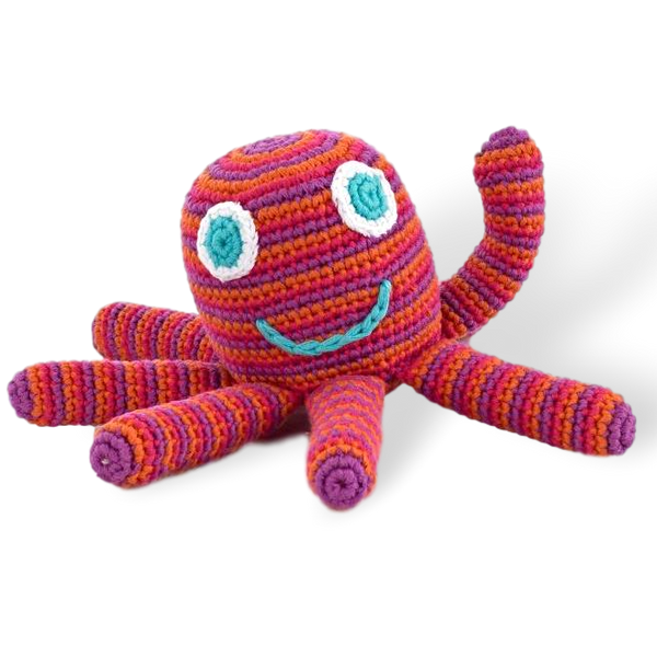 Octopus Rattle ( 5 colours ) - Samana Living